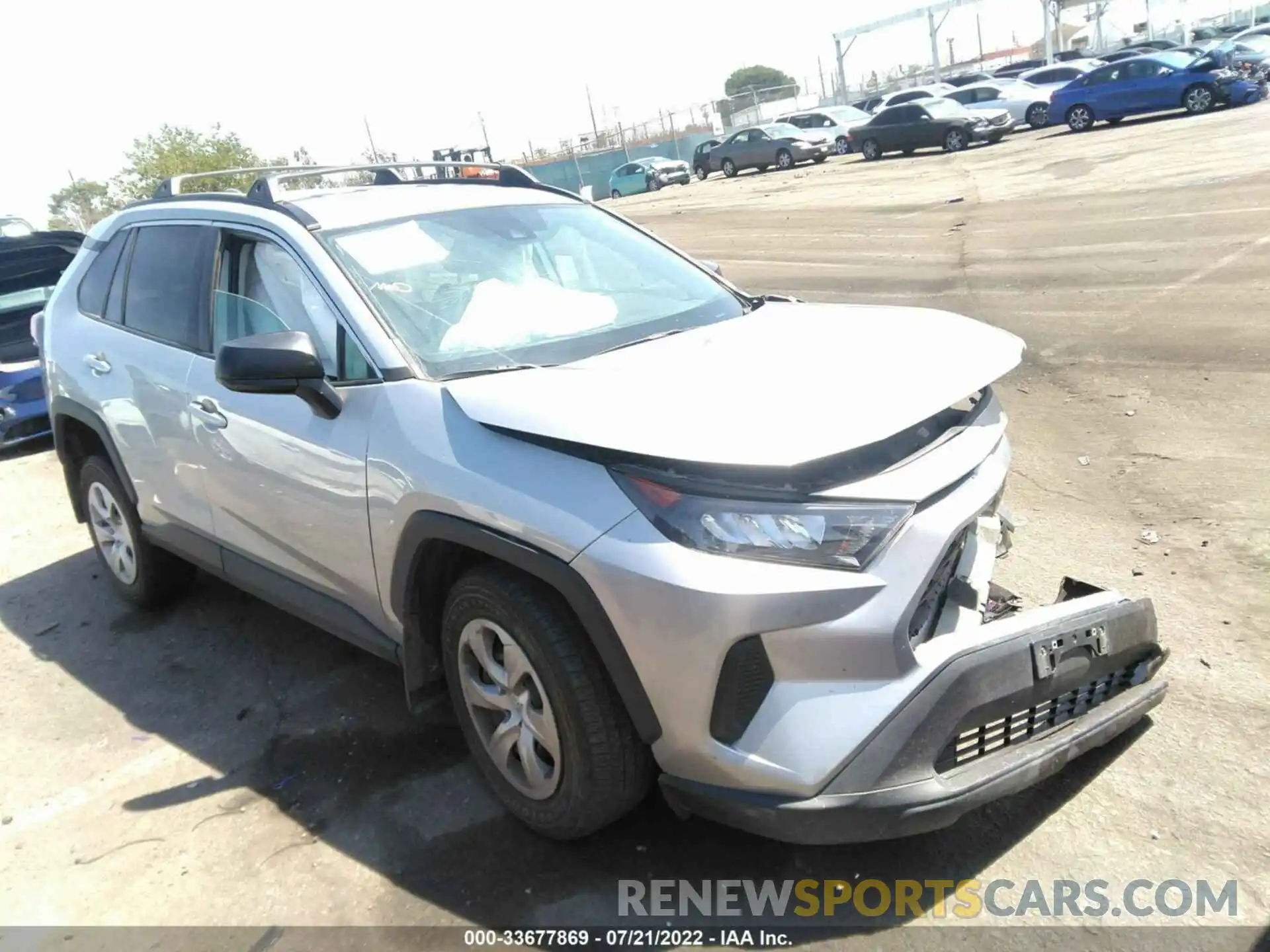 1 Photograph of a damaged car 2T3H1RFVXMC090400 TOYOTA RAV4 2021