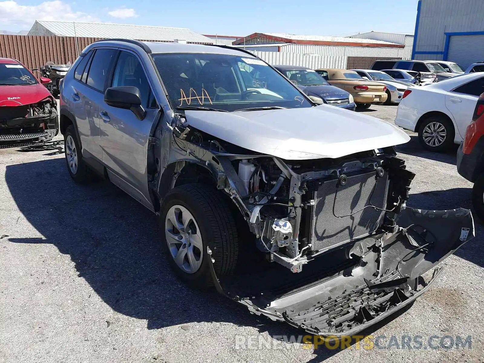 1 Photograph of a damaged car 2T3H1RFVXMC094463 TOYOTA RAV4 2021