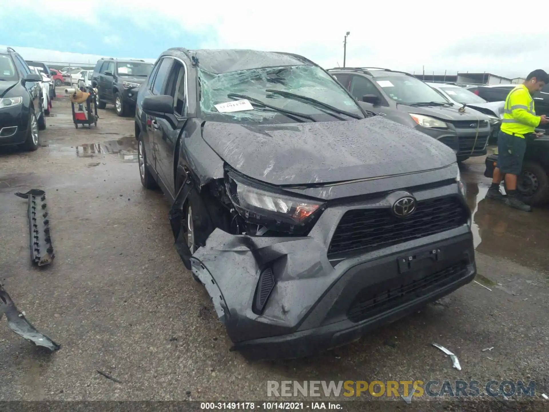 6 Photograph of a damaged car 2T3H1RFVXMC102013 TOYOTA RAV4 2021