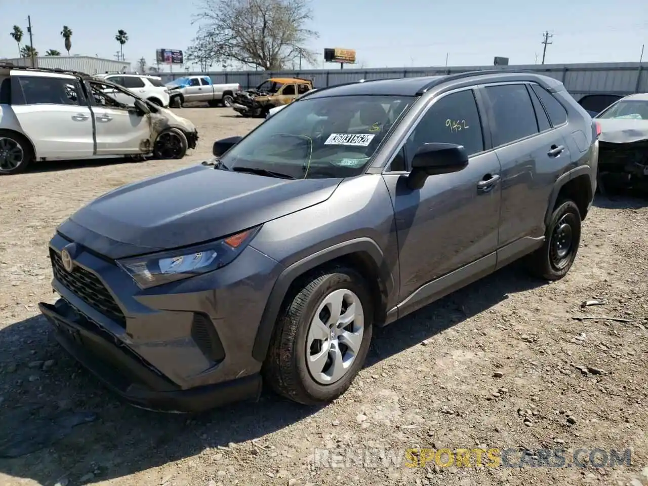 2 Photograph of a damaged car 2T3H1RFVXMC103808 TOYOTA RAV4 2021