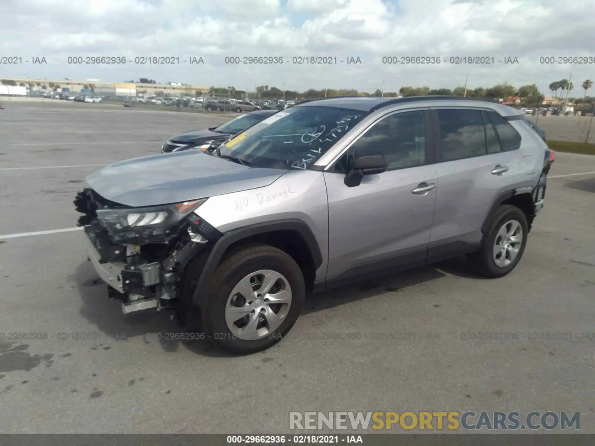 2 Photograph of a damaged car 2T3H1RFVXMC104795 TOYOTA RAV4 2021