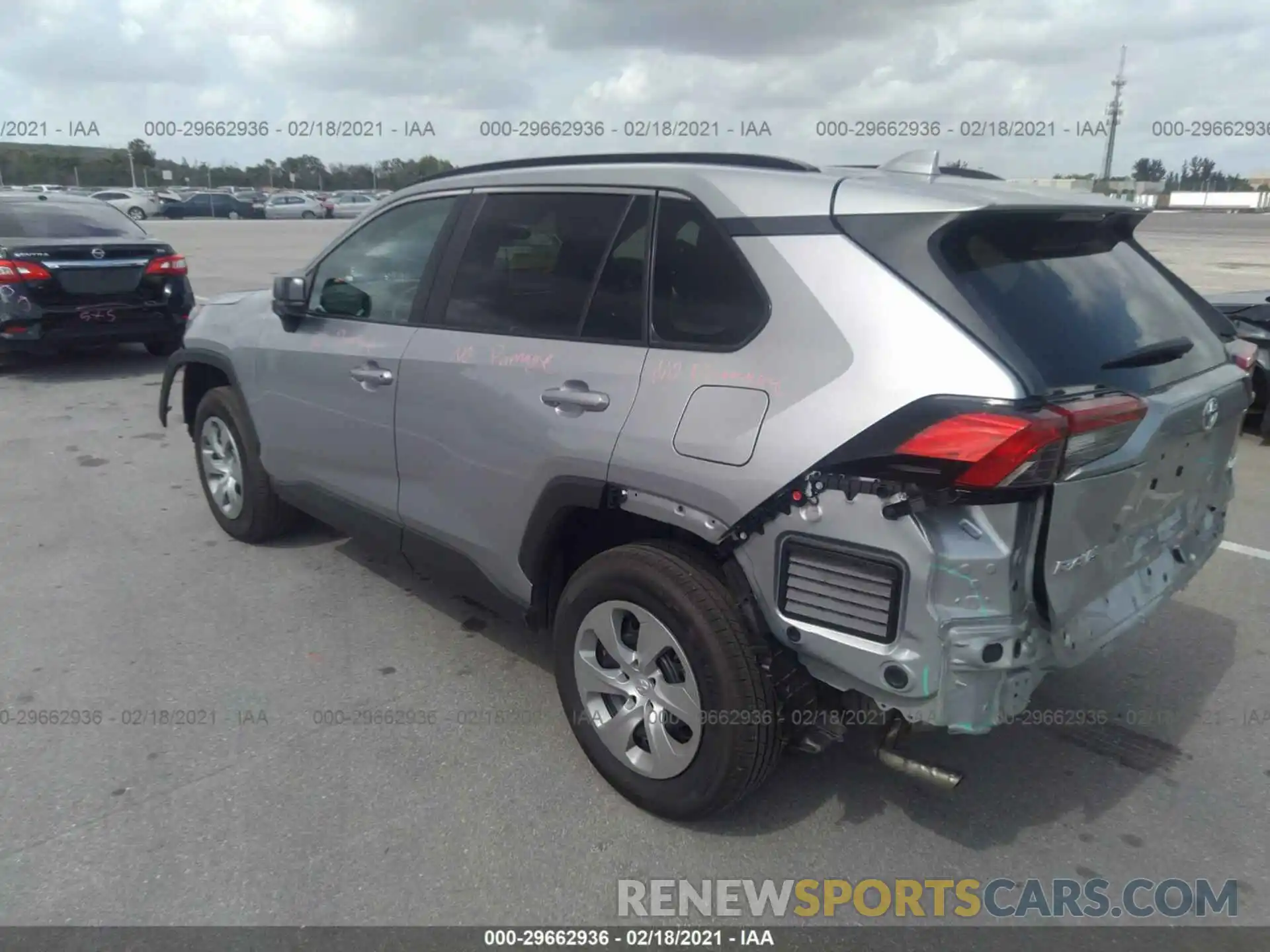 3 Photograph of a damaged car 2T3H1RFVXMC104795 TOYOTA RAV4 2021