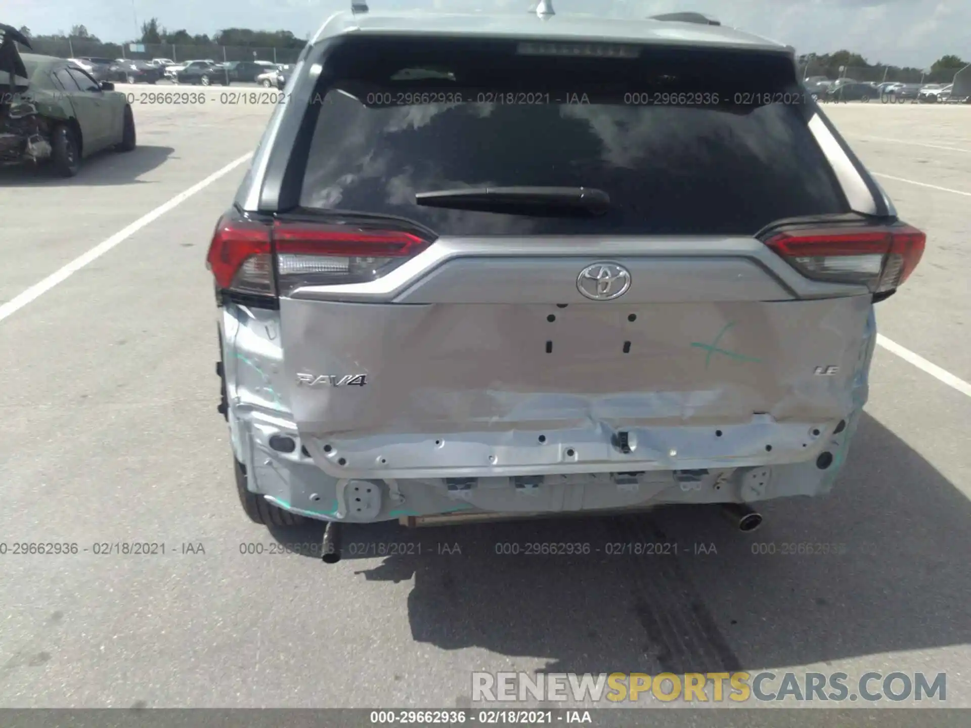 6 Photograph of a damaged car 2T3H1RFVXMC104795 TOYOTA RAV4 2021