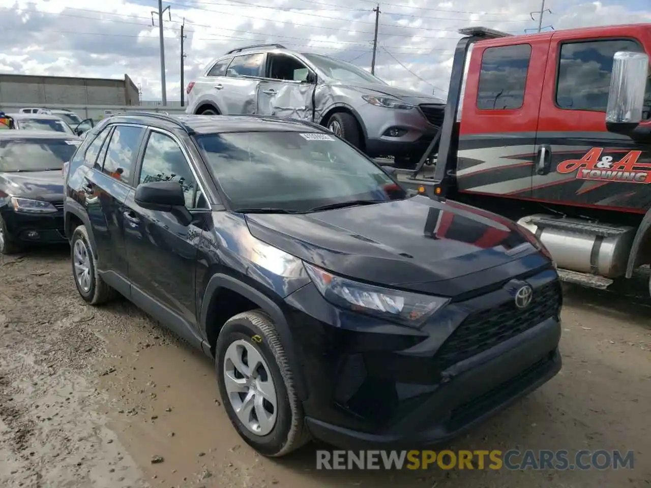 1 Photograph of a damaged car 2T3H1RFVXMC105994 TOYOTA RAV4 2021