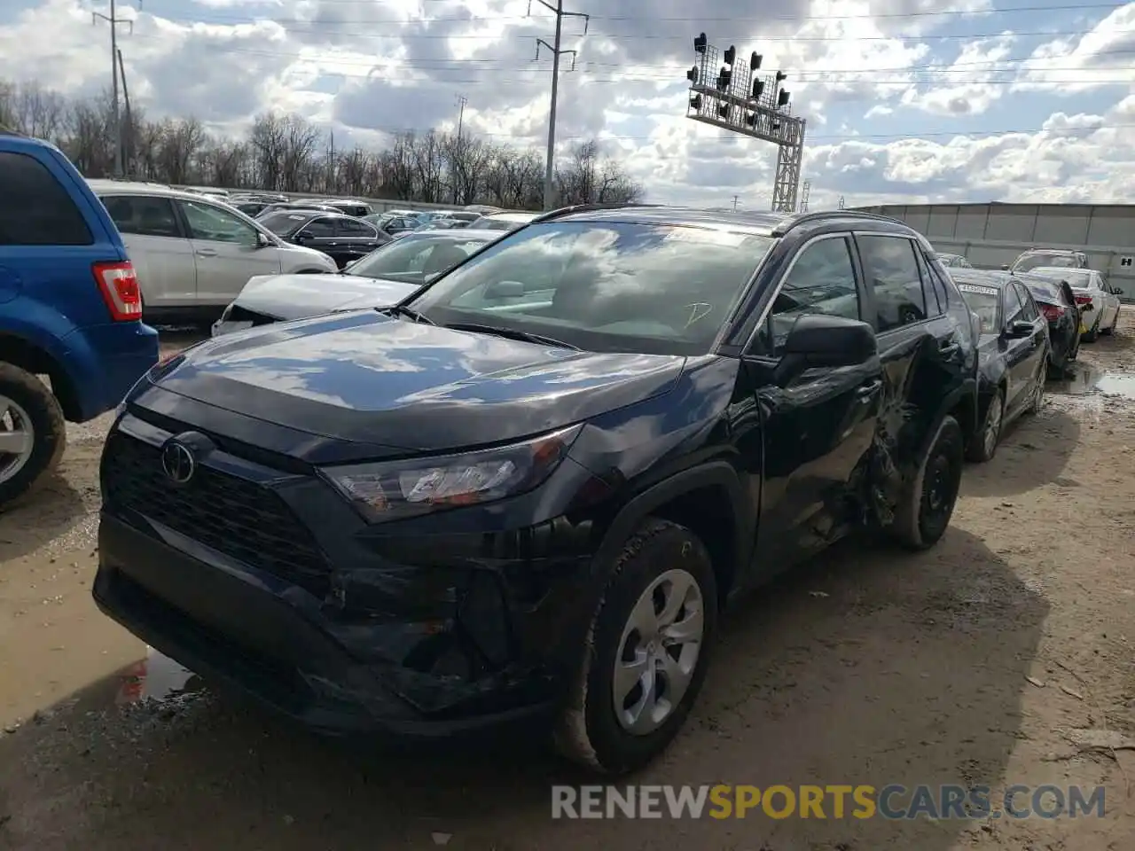 2 Фотография поврежденного автомобиля 2T3H1RFVXMC105994 TOYOTA RAV4 2021