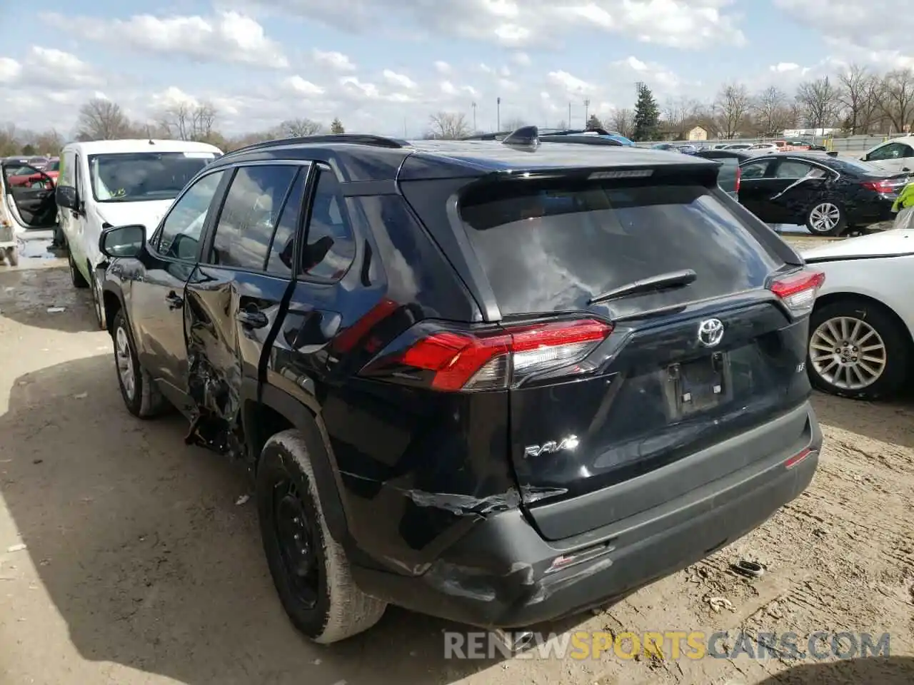 3 Photograph of a damaged car 2T3H1RFVXMC105994 TOYOTA RAV4 2021