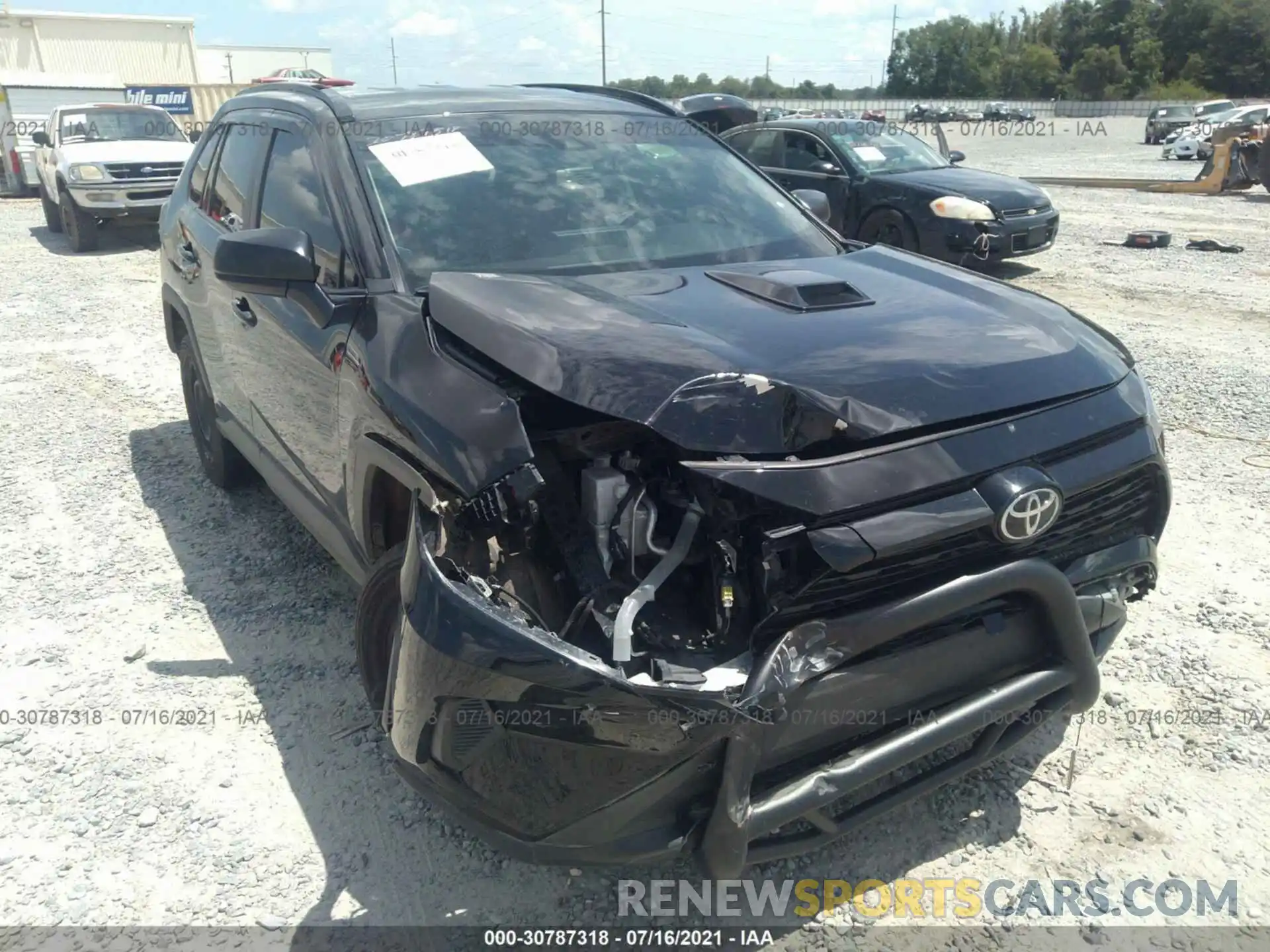 6 Photograph of a damaged car 2T3H1RFVXMC108698 TOYOTA RAV4 2021