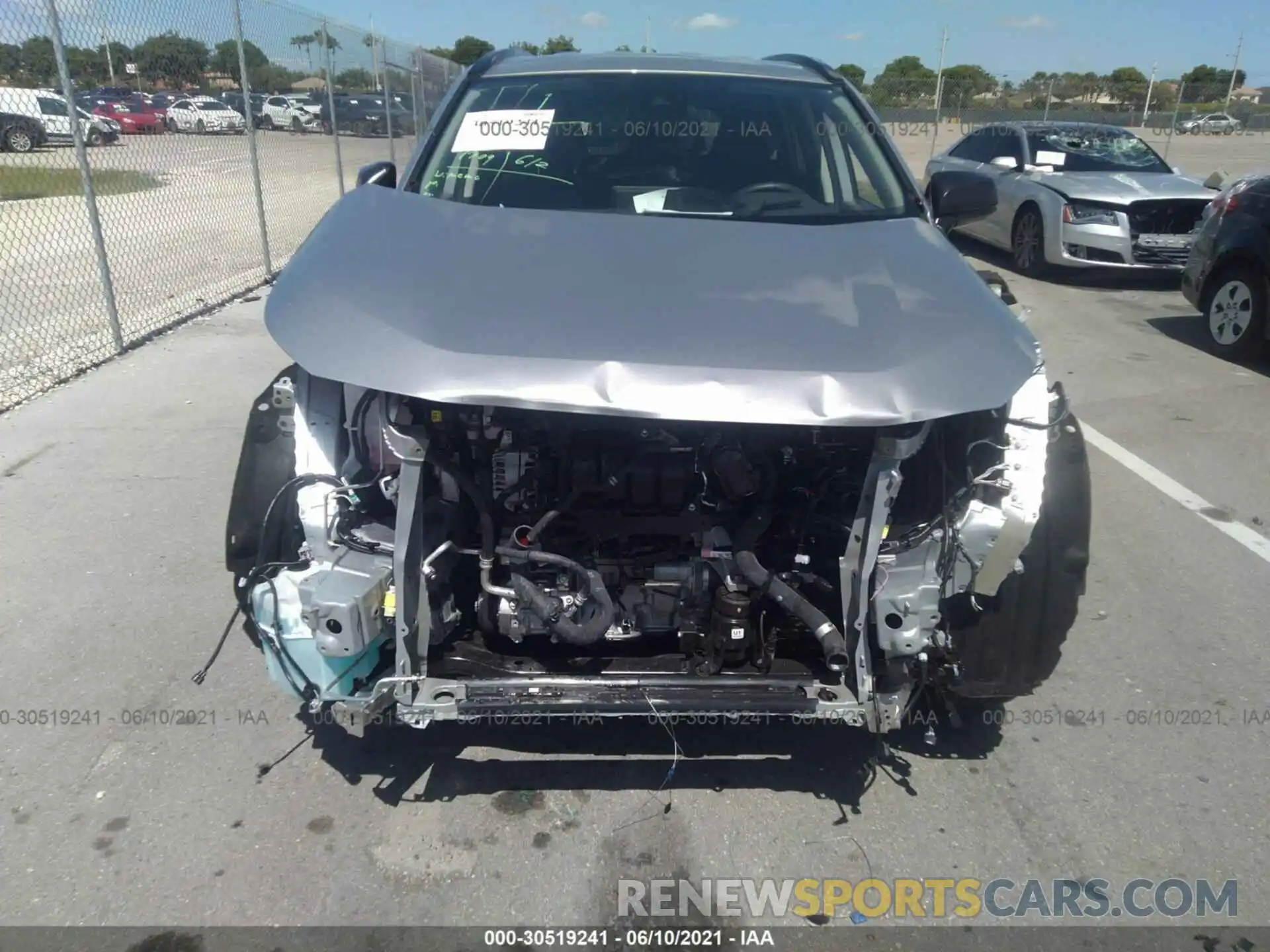 6 Photograph of a damaged car 2T3H1RFVXMC114467 TOYOTA RAV4 2021