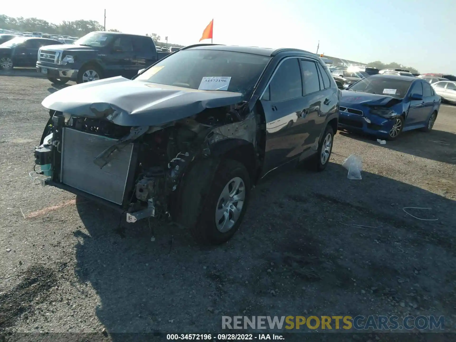 2 Photograph of a damaged car 2T3H1RFVXMC116011 TOYOTA RAV4 2021