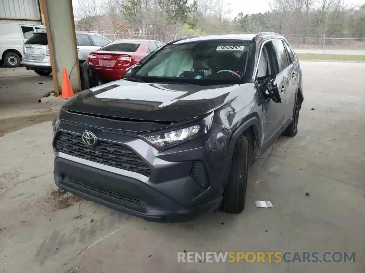 2 Photograph of a damaged car 2T3H1RFVXMC119099 TOYOTA RAV4 2021