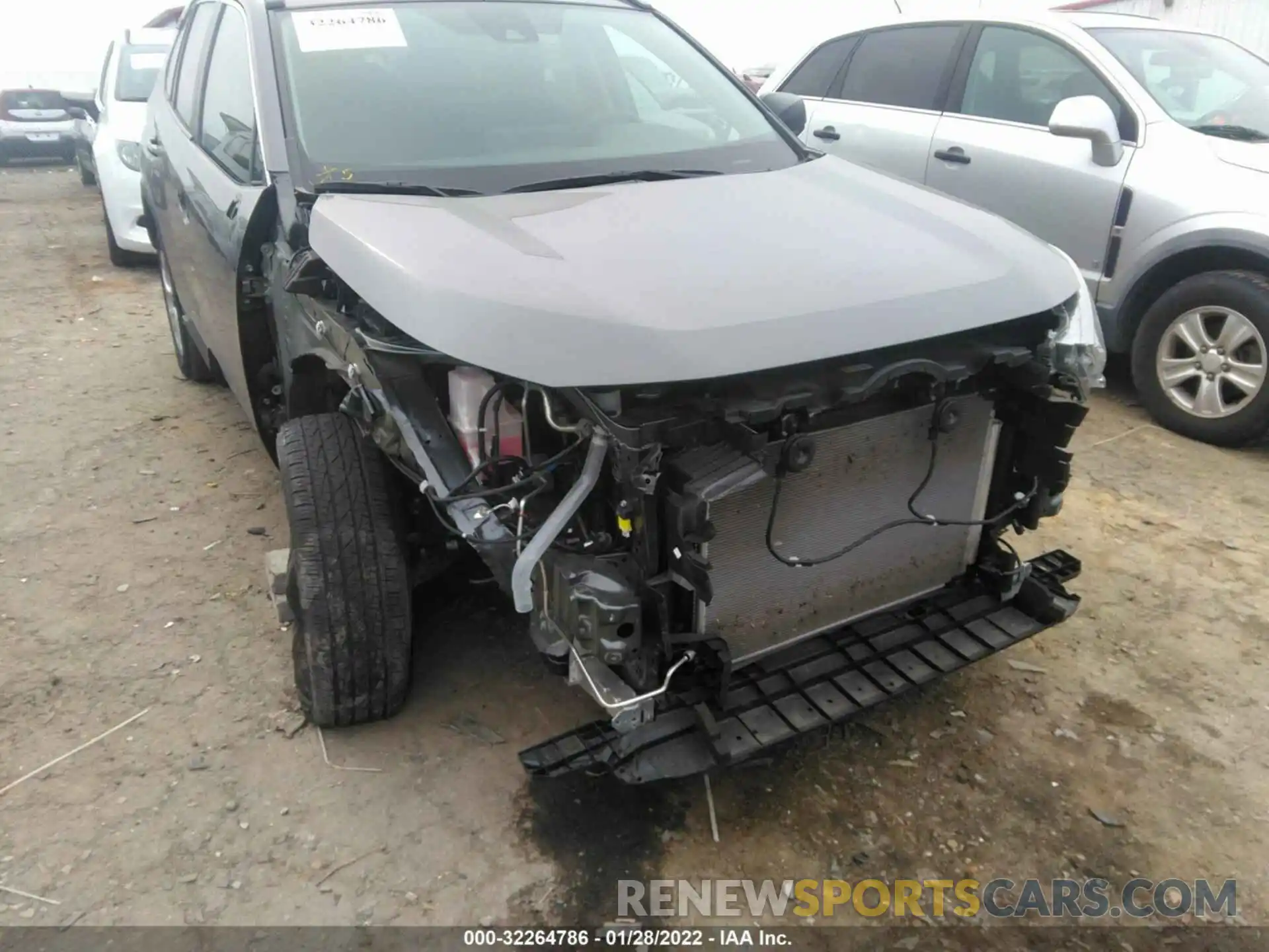 6 Фотография поврежденного автомобиля 2T3H1RFVXMC119409 TOYOTA RAV4 2021