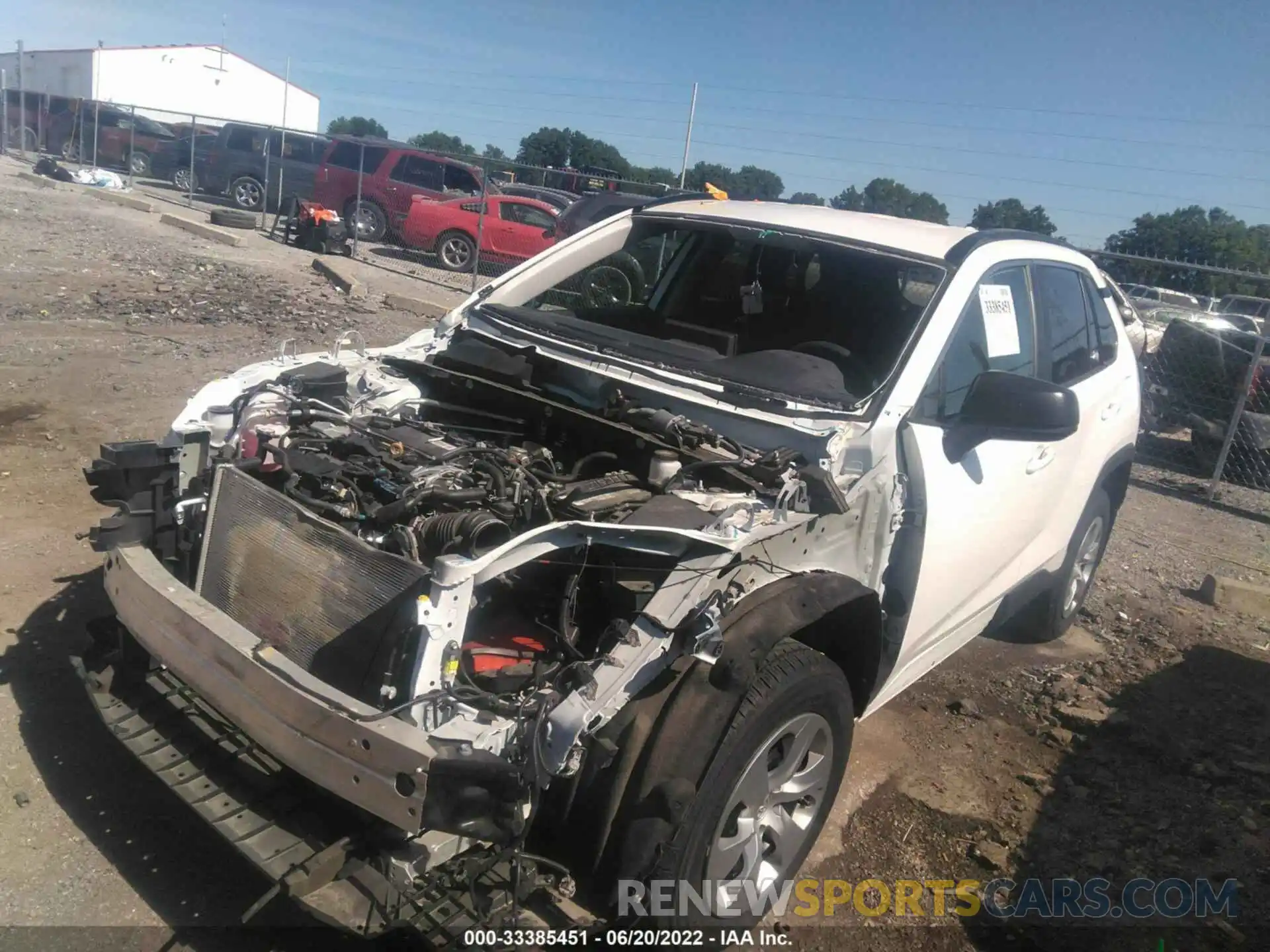 2 Photograph of a damaged car 2T3H1RFVXMC119569 TOYOTA RAV4 2021