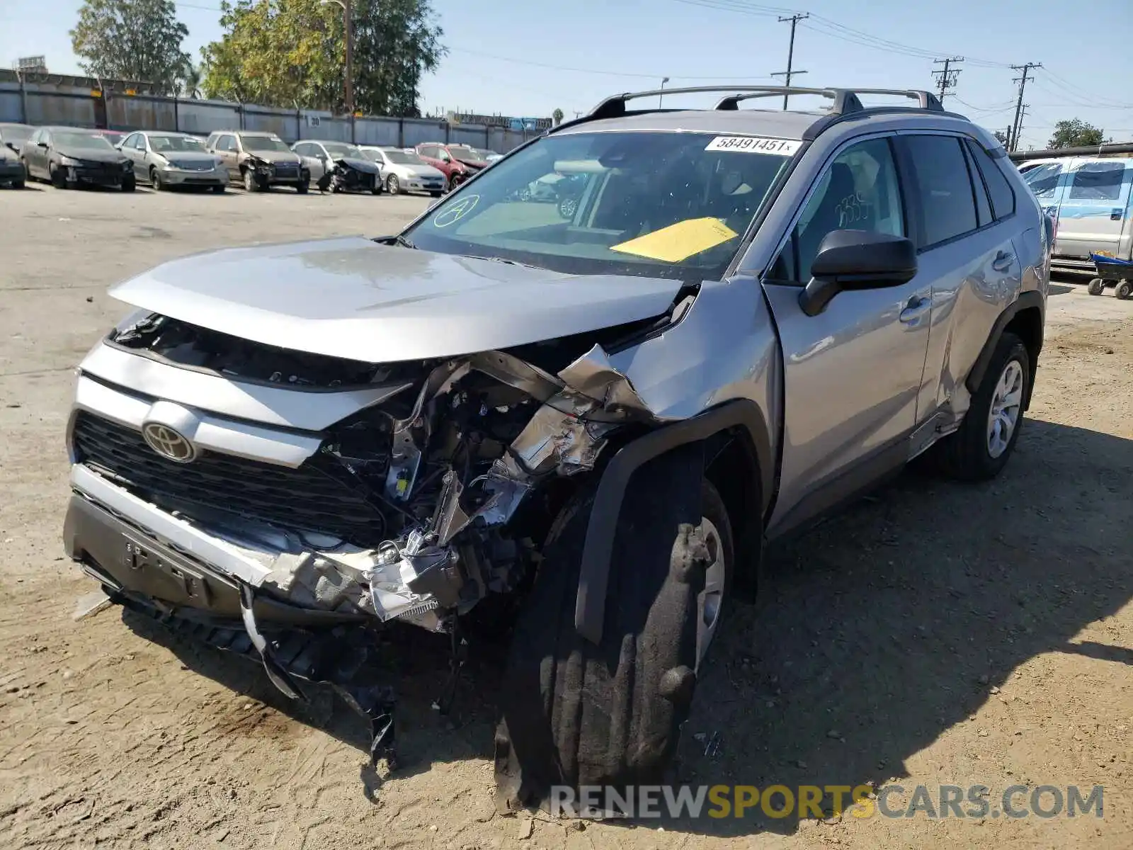 2 Photograph of a damaged car 2T3H1RFVXMC120110 TOYOTA RAV4 2021