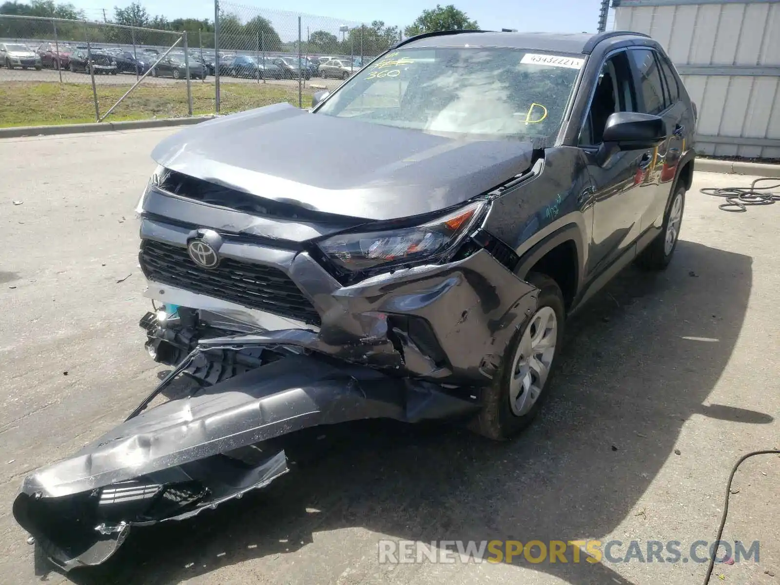 2 Photograph of a damaged car 2T3H1RFVXMC121564 TOYOTA RAV4 2021