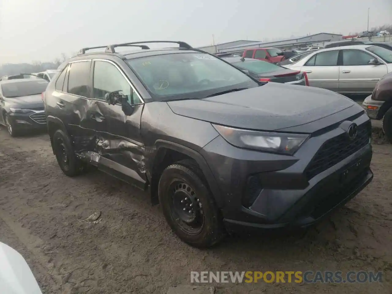 1 Photograph of a damaged car 2T3H1RFVXMC121614 TOYOTA RAV4 2021