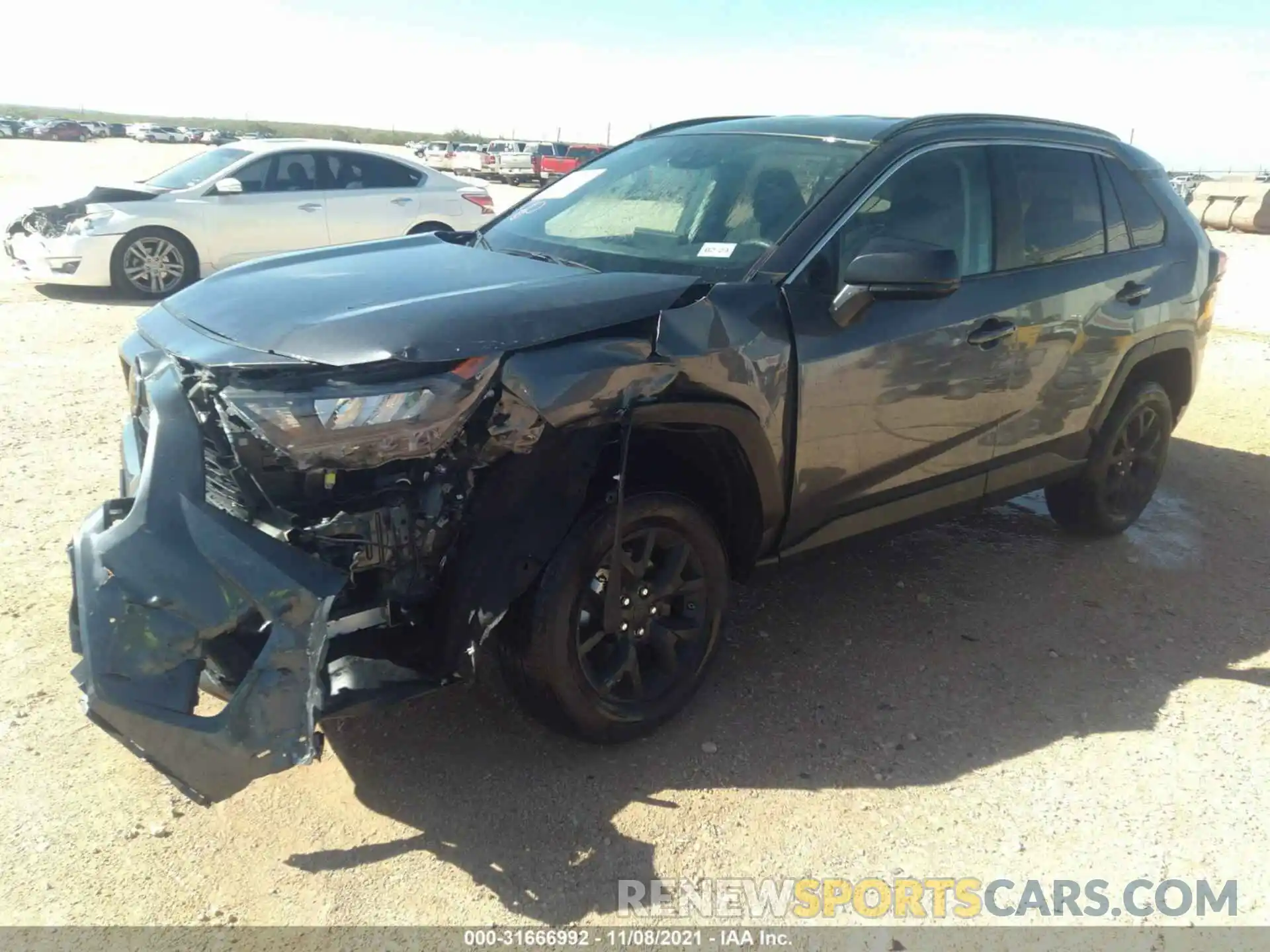 2 Photograph of a damaged car 2T3H1RFVXMC121709 TOYOTA RAV4 2021