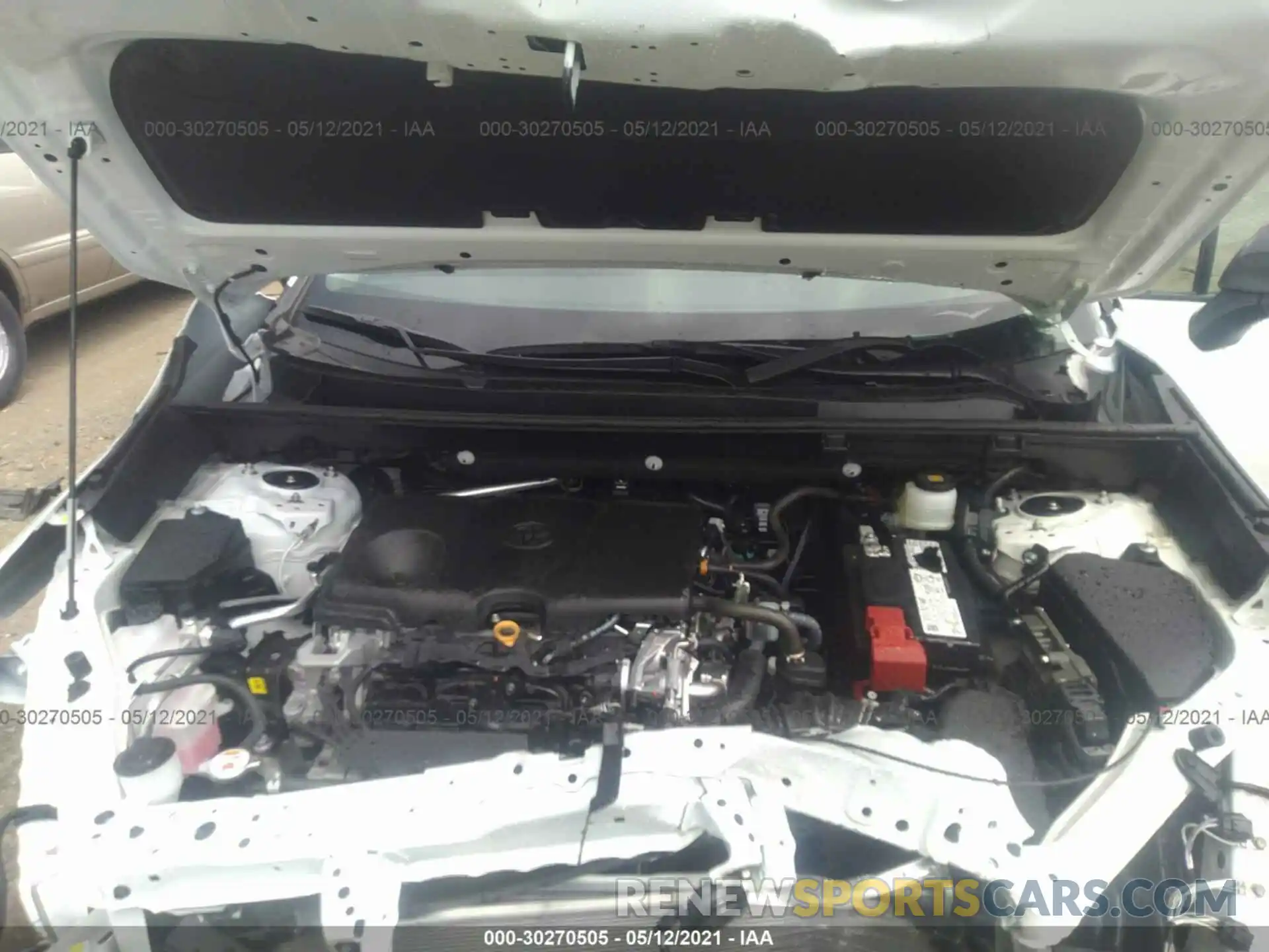 10 Фотография поврежденного автомобиля 2T3H1RFVXMC124139 TOYOTA RAV4 2021