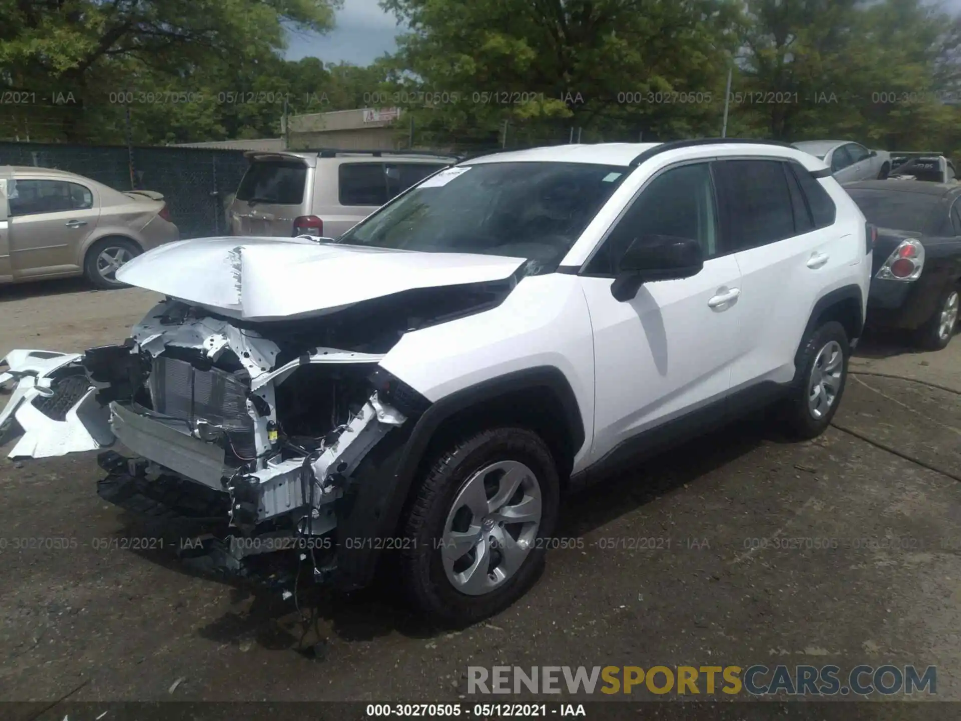 2 Photograph of a damaged car 2T3H1RFVXMC124139 TOYOTA RAV4 2021