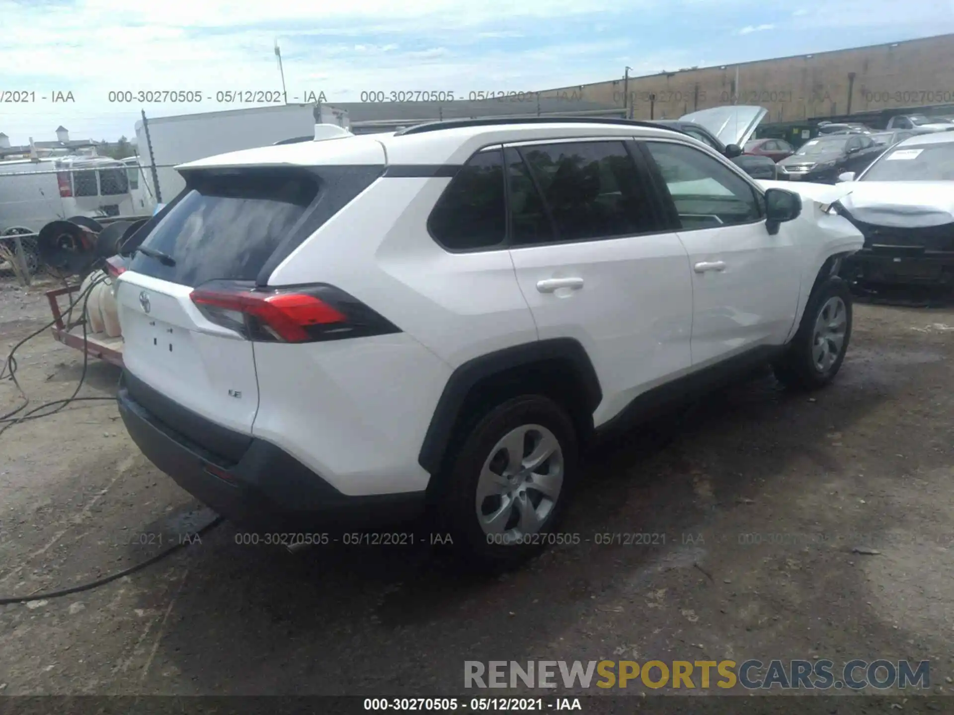 4 Фотография поврежденного автомобиля 2T3H1RFVXMC124139 TOYOTA RAV4 2021