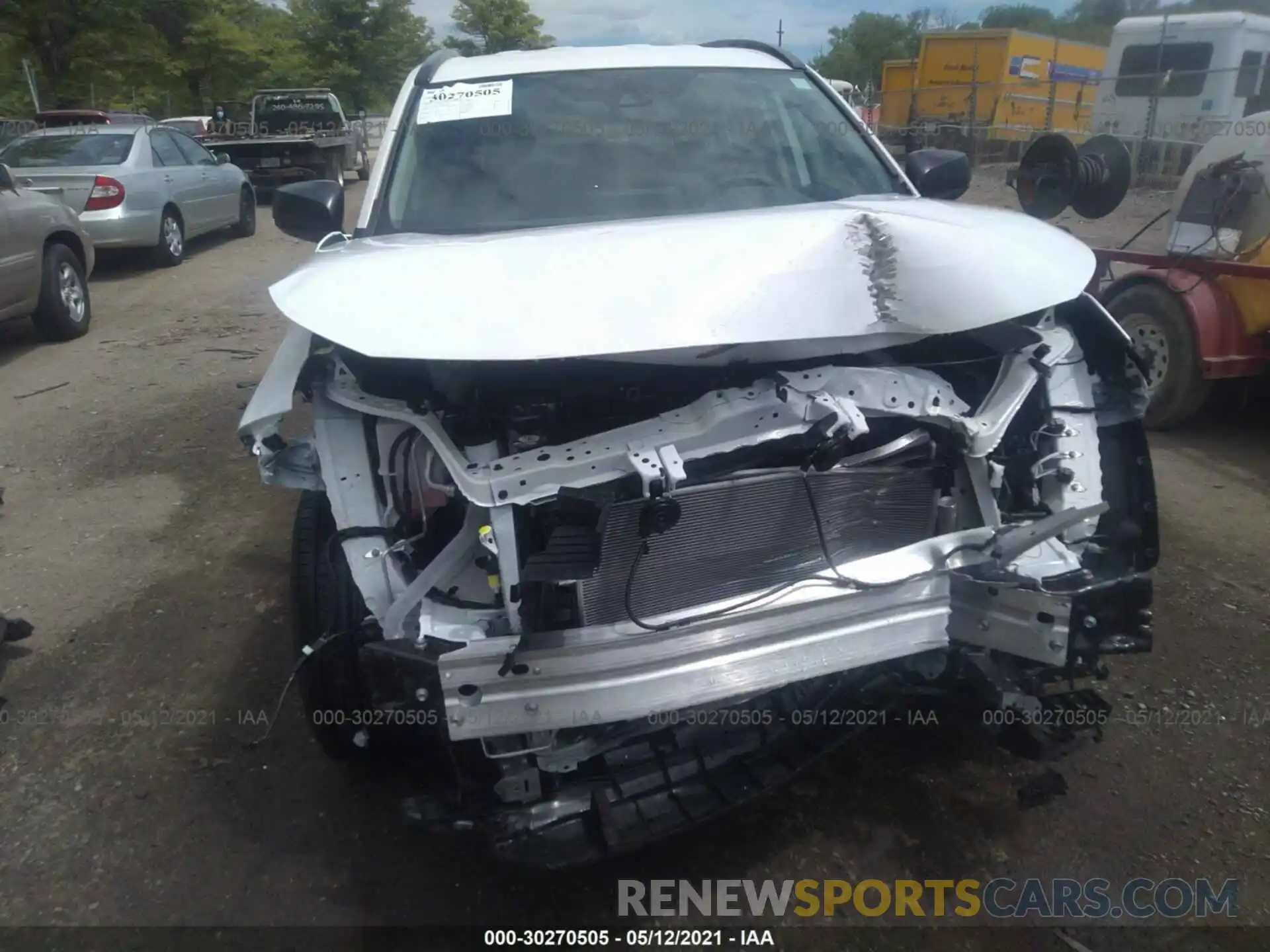 6 Photograph of a damaged car 2T3H1RFVXMC124139 TOYOTA RAV4 2021