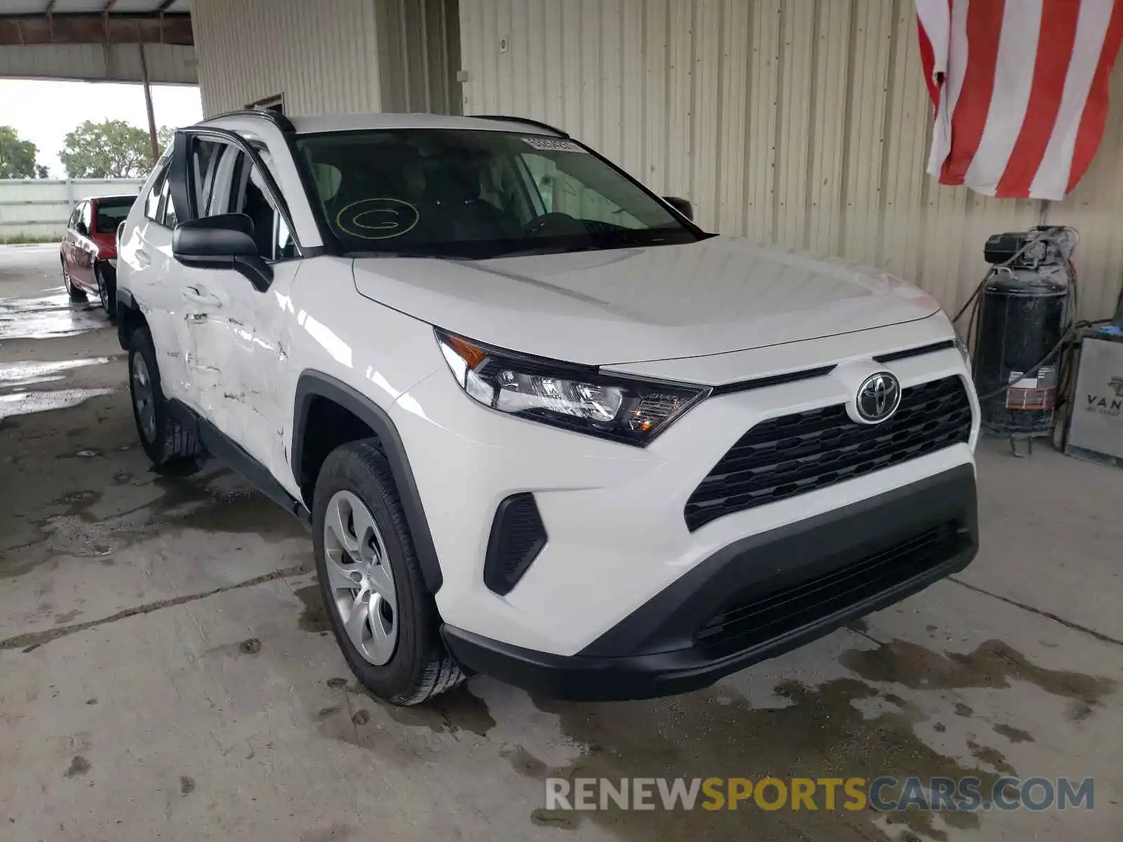 1 Фотография поврежденного автомобиля 2T3H1RFVXMC136386 TOYOTA RAV4 2021