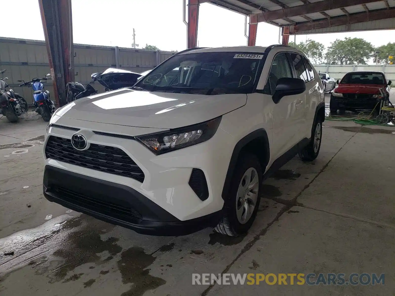 2 Photograph of a damaged car 2T3H1RFVXMC136386 TOYOTA RAV4 2021