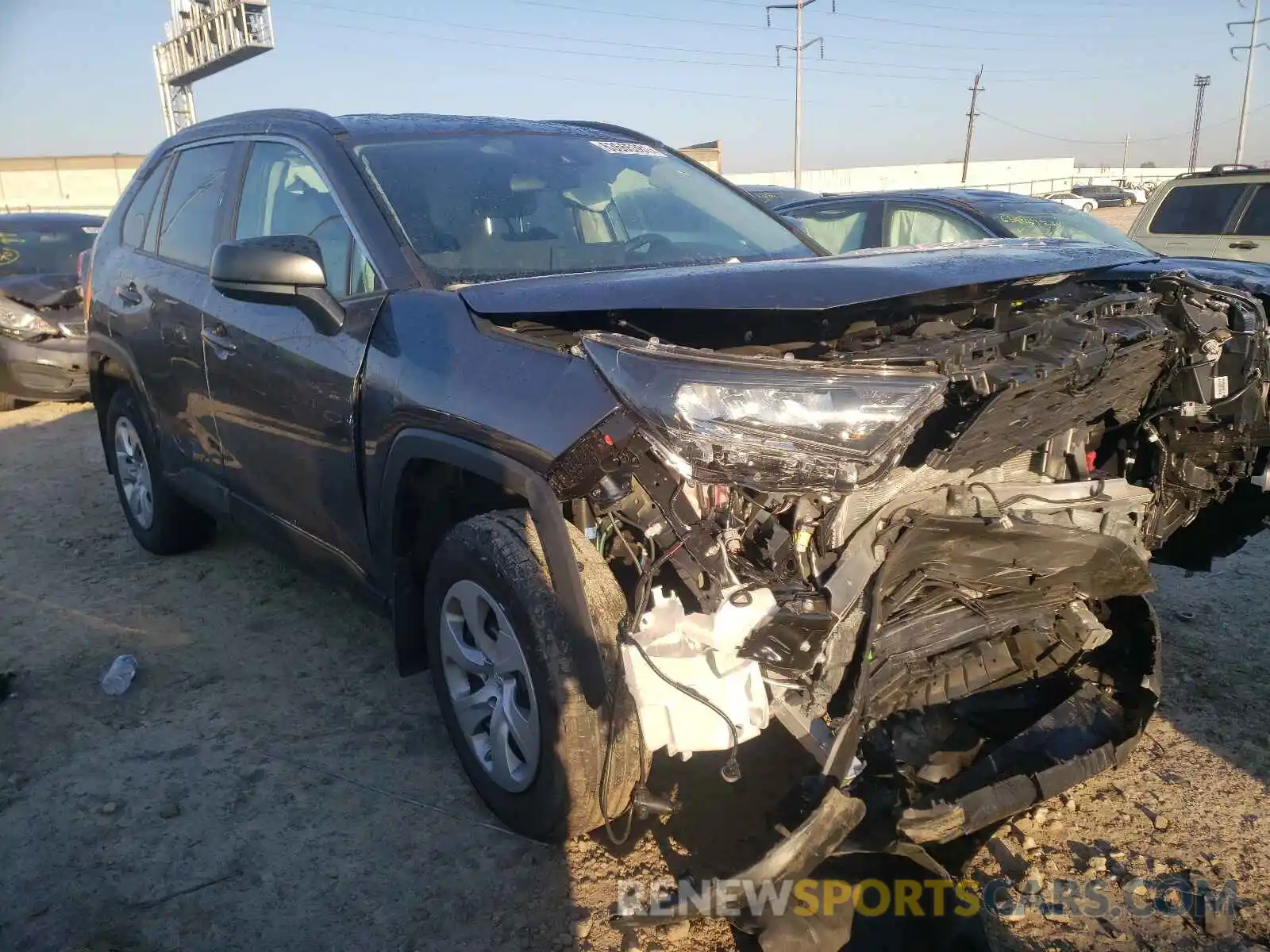 1 Photograph of a damaged car 2T3H1RFVXMC139983 TOYOTA RAV4 2021