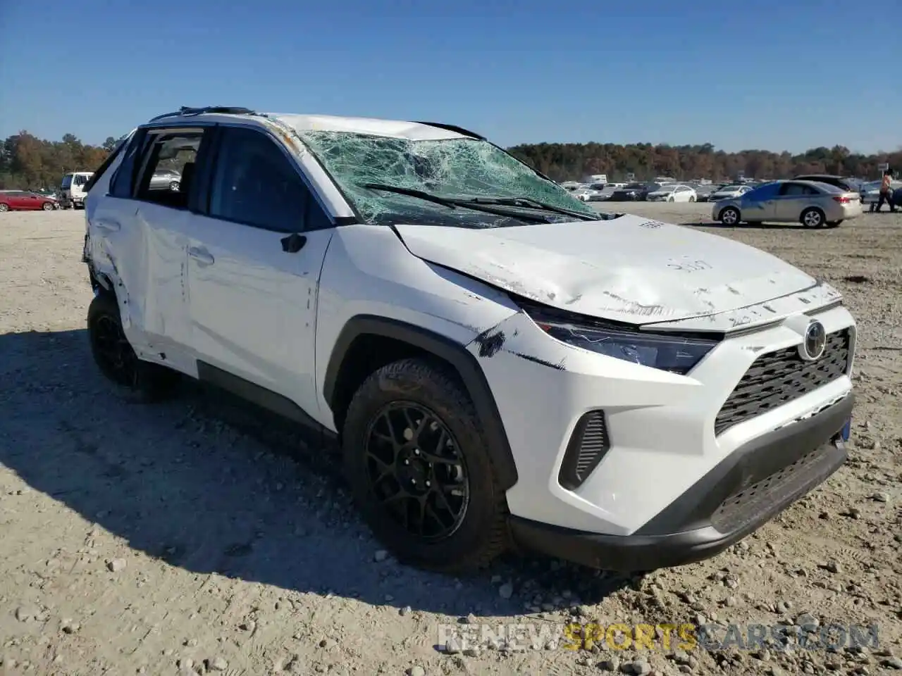 1 Фотография поврежденного автомобиля 2T3H1RFVXMC143337 TOYOTA RAV4 2021