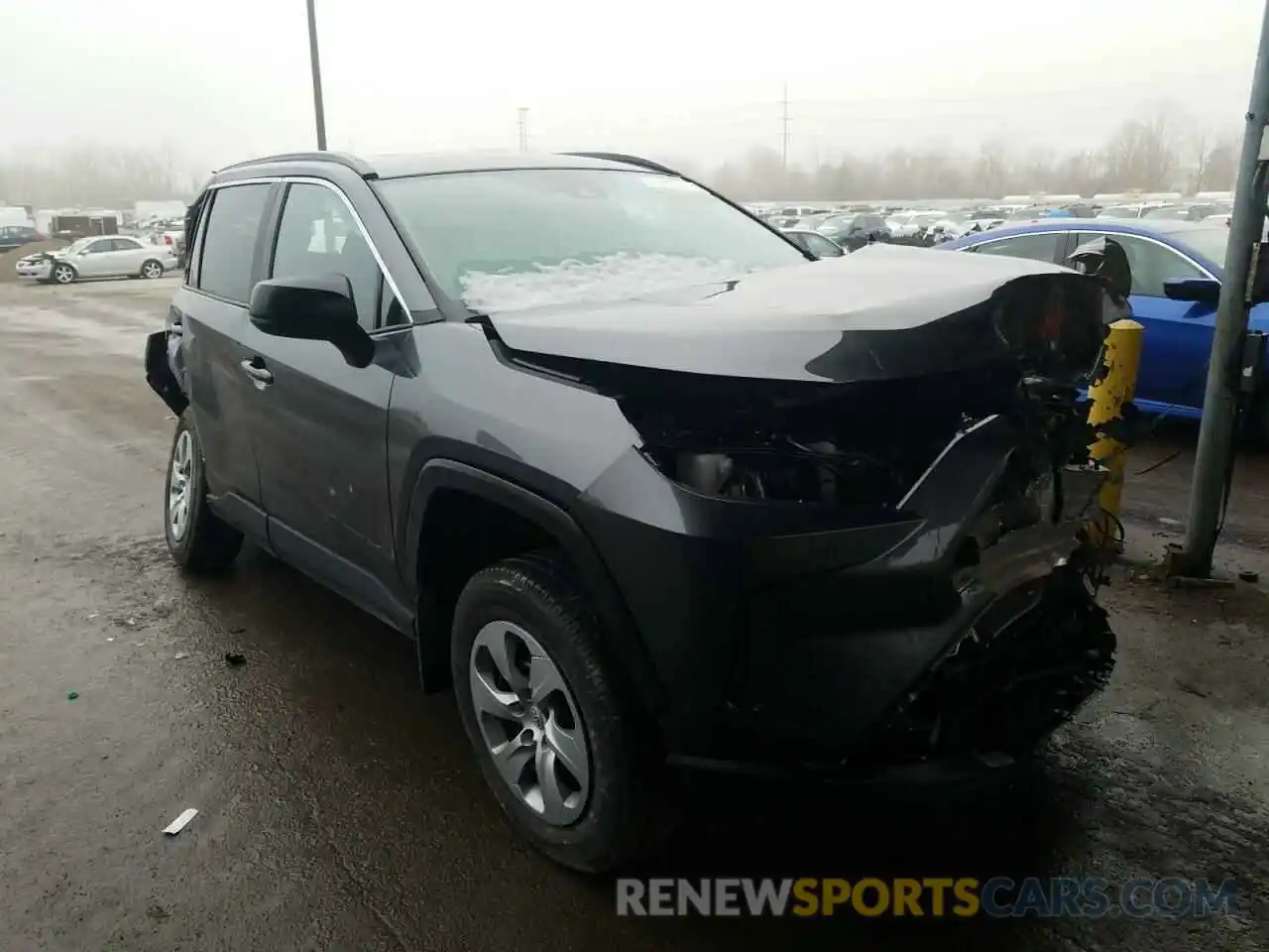 1 Photograph of a damaged car 2T3H1RFVXMC144567 TOYOTA RAV4 2021