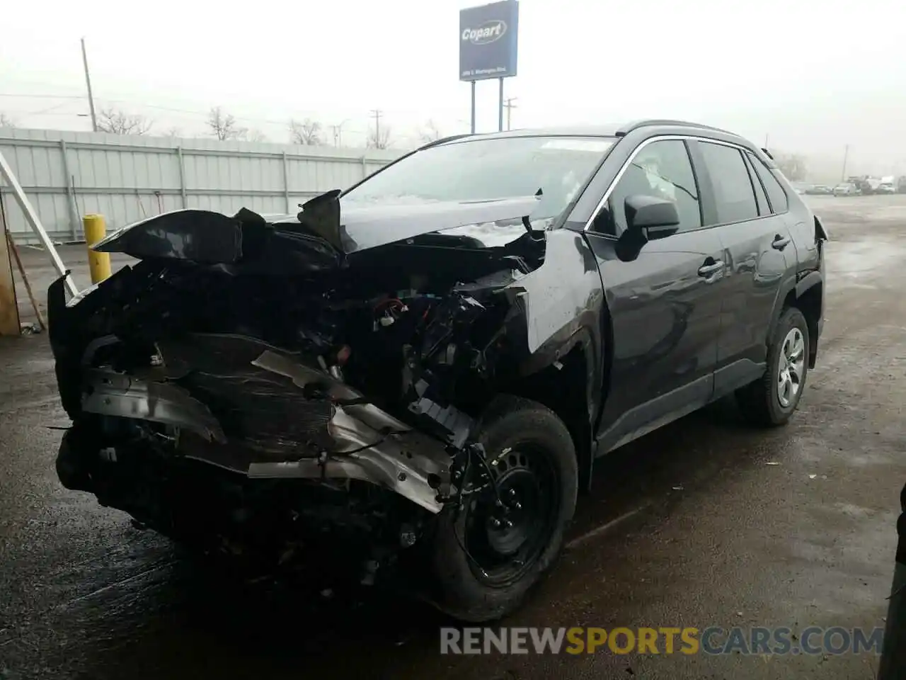 2 Photograph of a damaged car 2T3H1RFVXMC144567 TOYOTA RAV4 2021