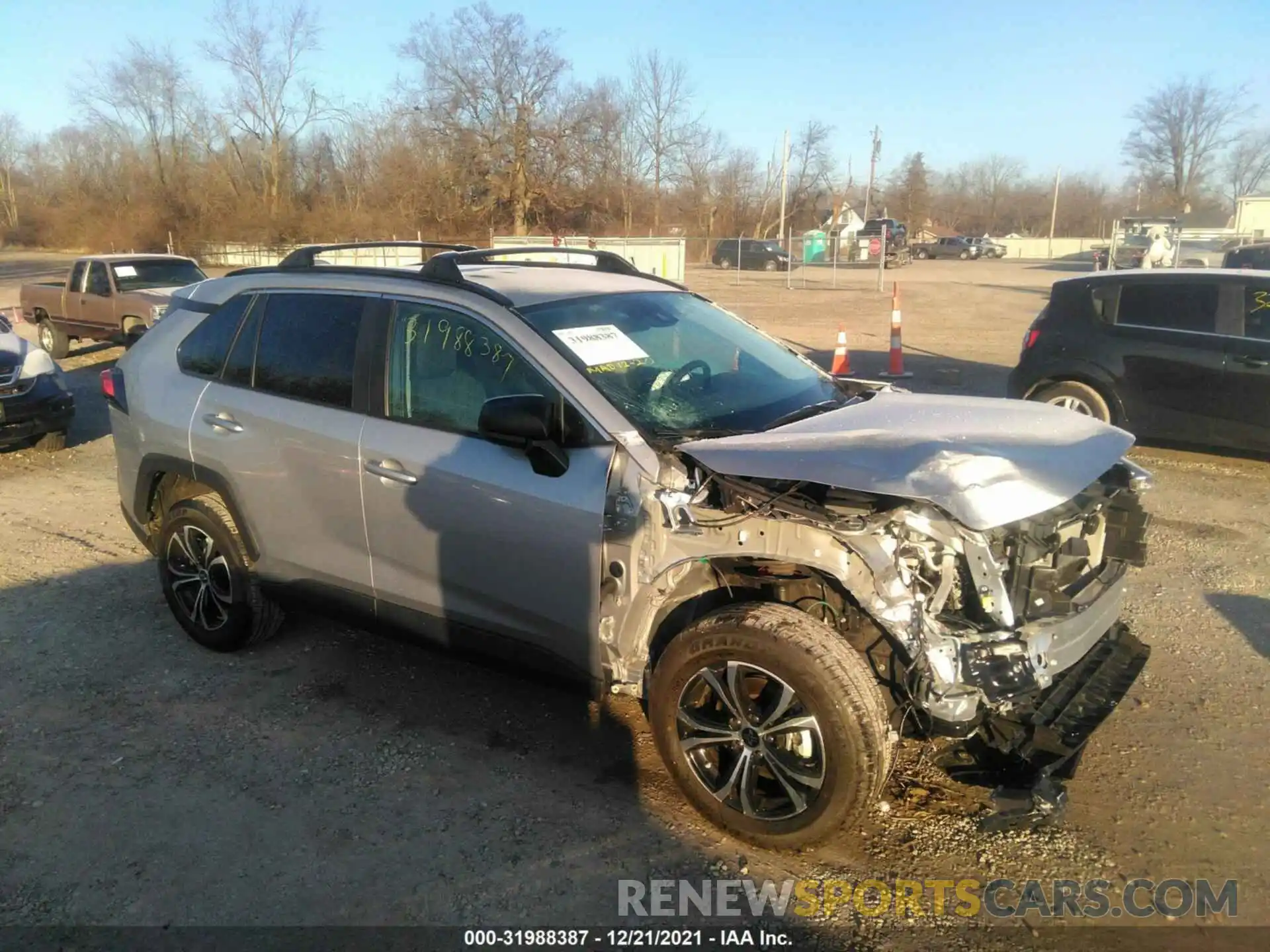 1 Photograph of a damaged car 2T3H1RFVXMC148845 TOYOTA RAV4 2021