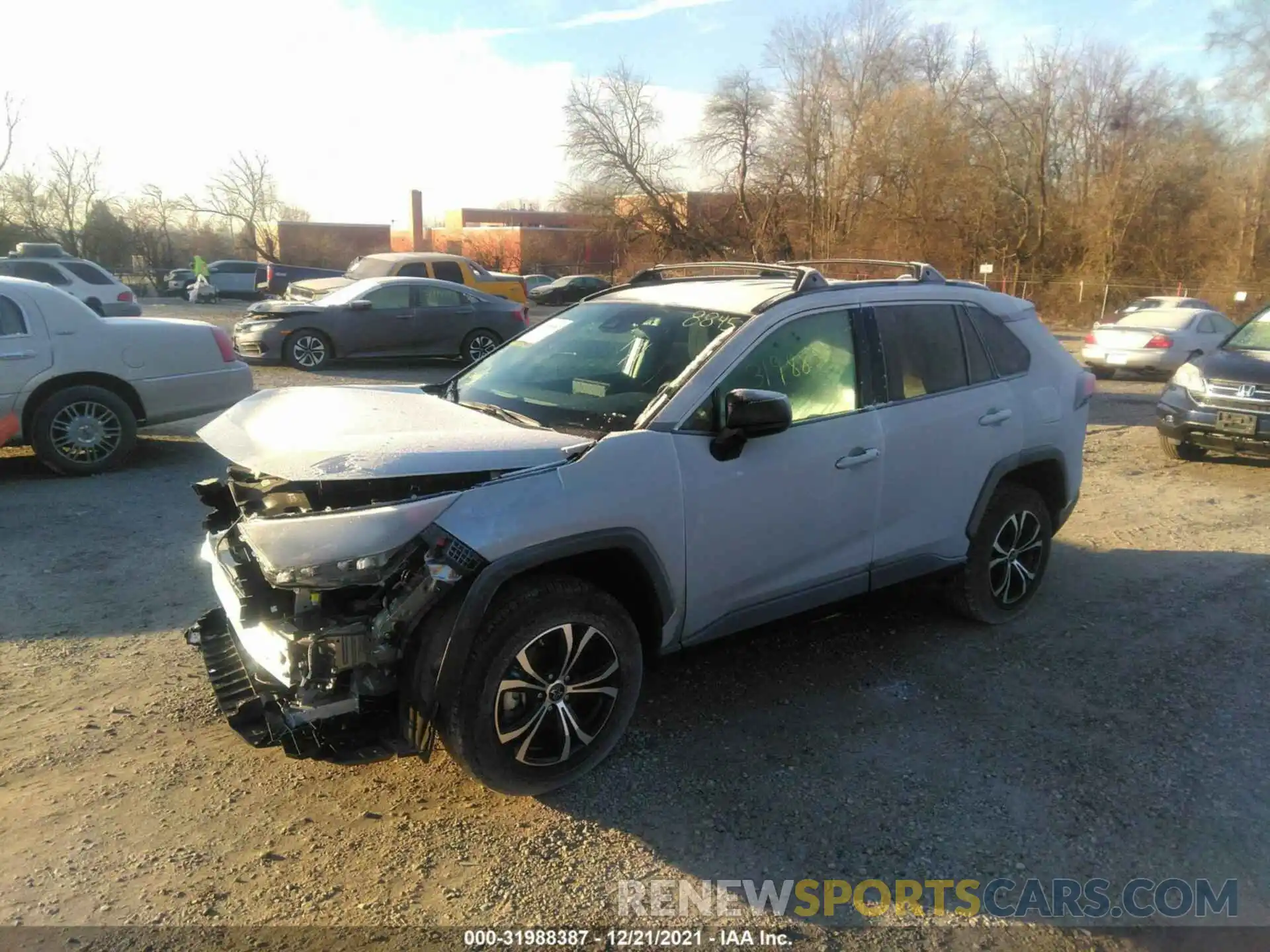 2 Фотография поврежденного автомобиля 2T3H1RFVXMC148845 TOYOTA RAV4 2021