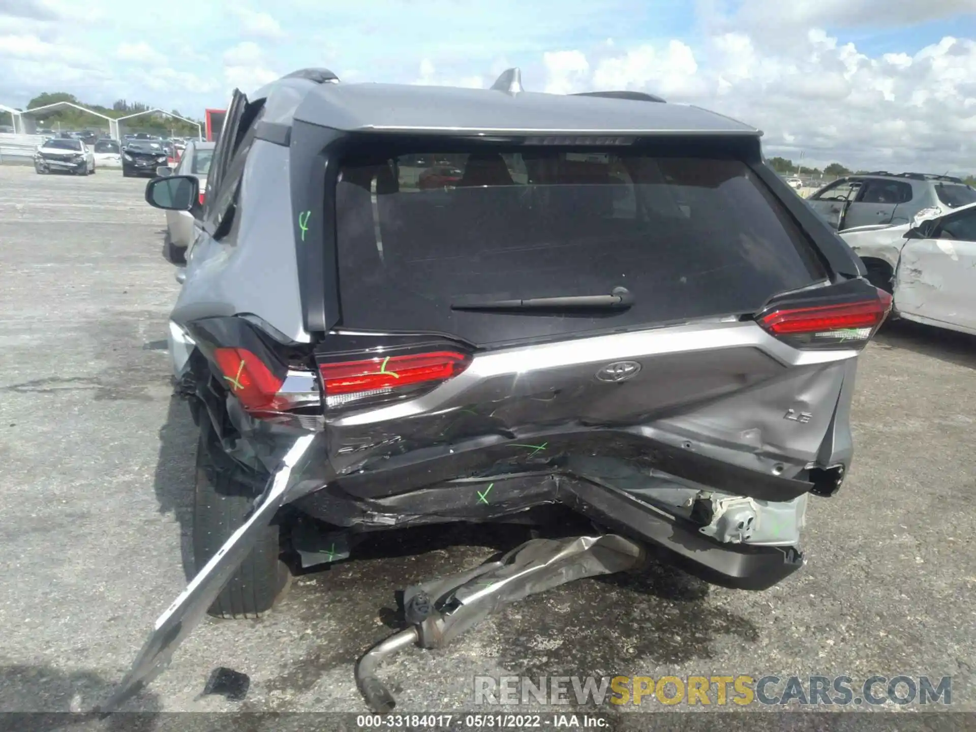 6 Photograph of a damaged car 2T3H1RFVXMC157710 TOYOTA RAV4 2021