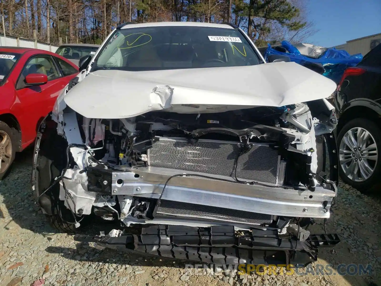 9 Photograph of a damaged car 2T3H1RFVXMW104519 TOYOTA RAV4 2021