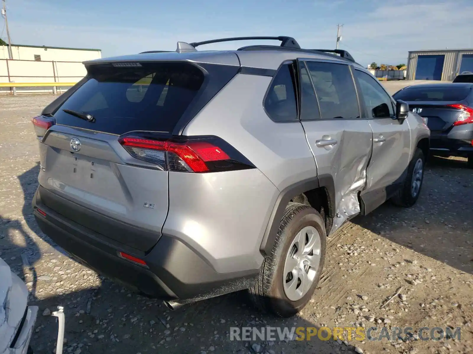 4 Фотография поврежденного автомобиля 2T3H1RFVXMW105203 TOYOTA RAV4 2021