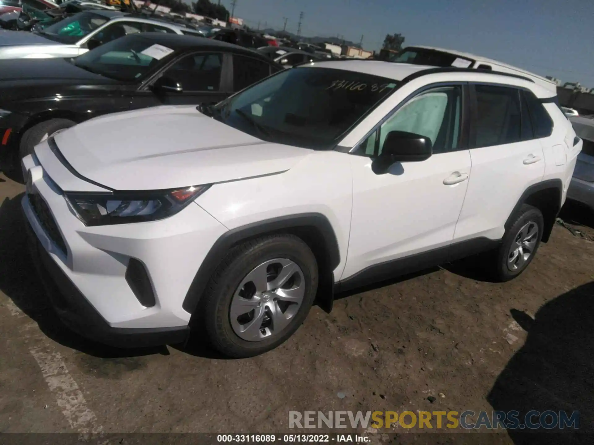 2 Фотография поврежденного автомобиля 2T3H1RFVXMW112183 TOYOTA RAV4 2021