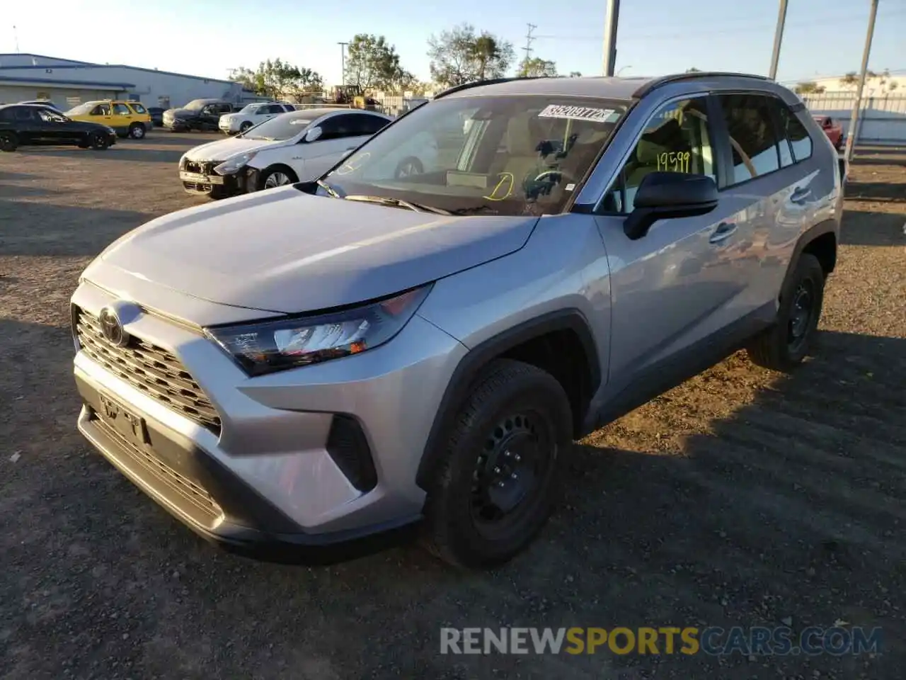 2 Photograph of a damaged car 2T3H1RFVXMW123300 TOYOTA RAV4 2021