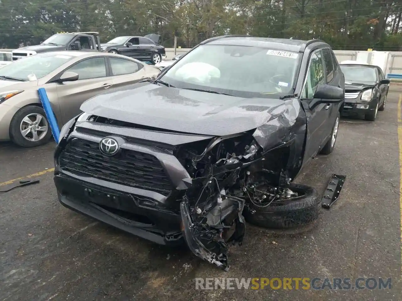 9 Photograph of a damaged car 2T3H1RFVXMW129114 TOYOTA RAV4 2021