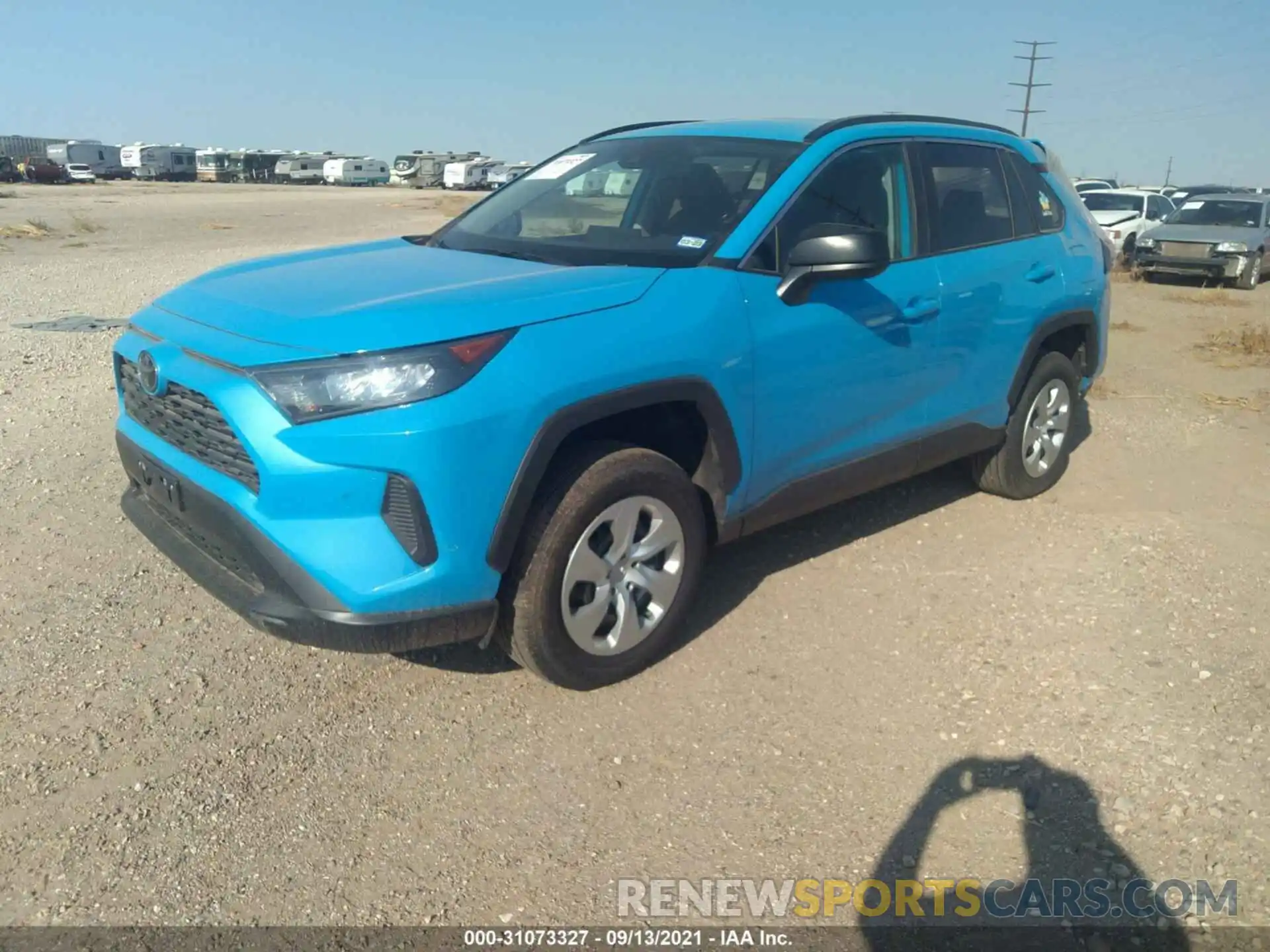 2 Фотография поврежденного автомобиля 2T3H1RFVXMW129839 TOYOTA RAV4 2021