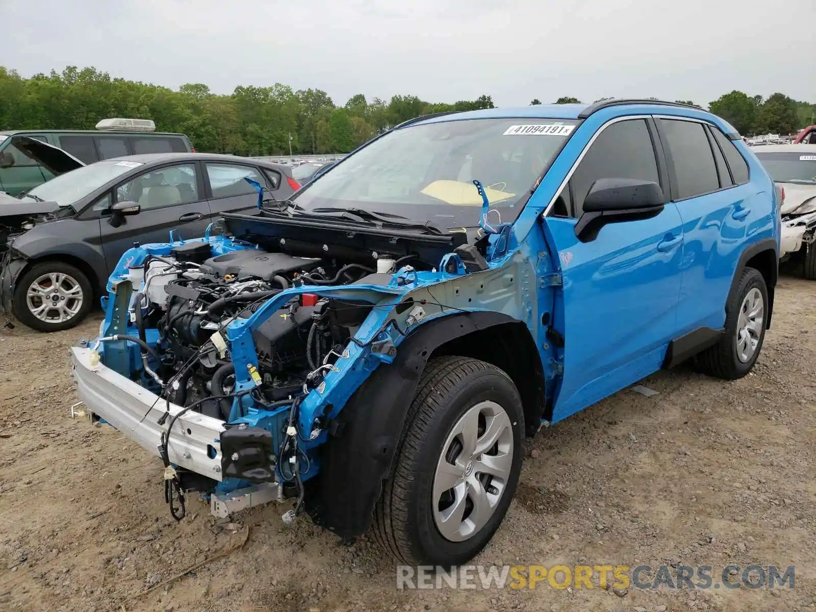 2 Photograph of a damaged car 2T3H1RFVXMW136483 TOYOTA RAV4 2021