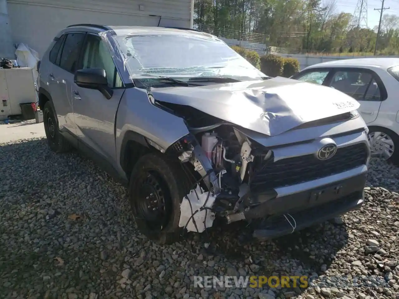 1 Photograph of a damaged car 2T3H1RFVXMW138637 TOYOTA RAV4 2021