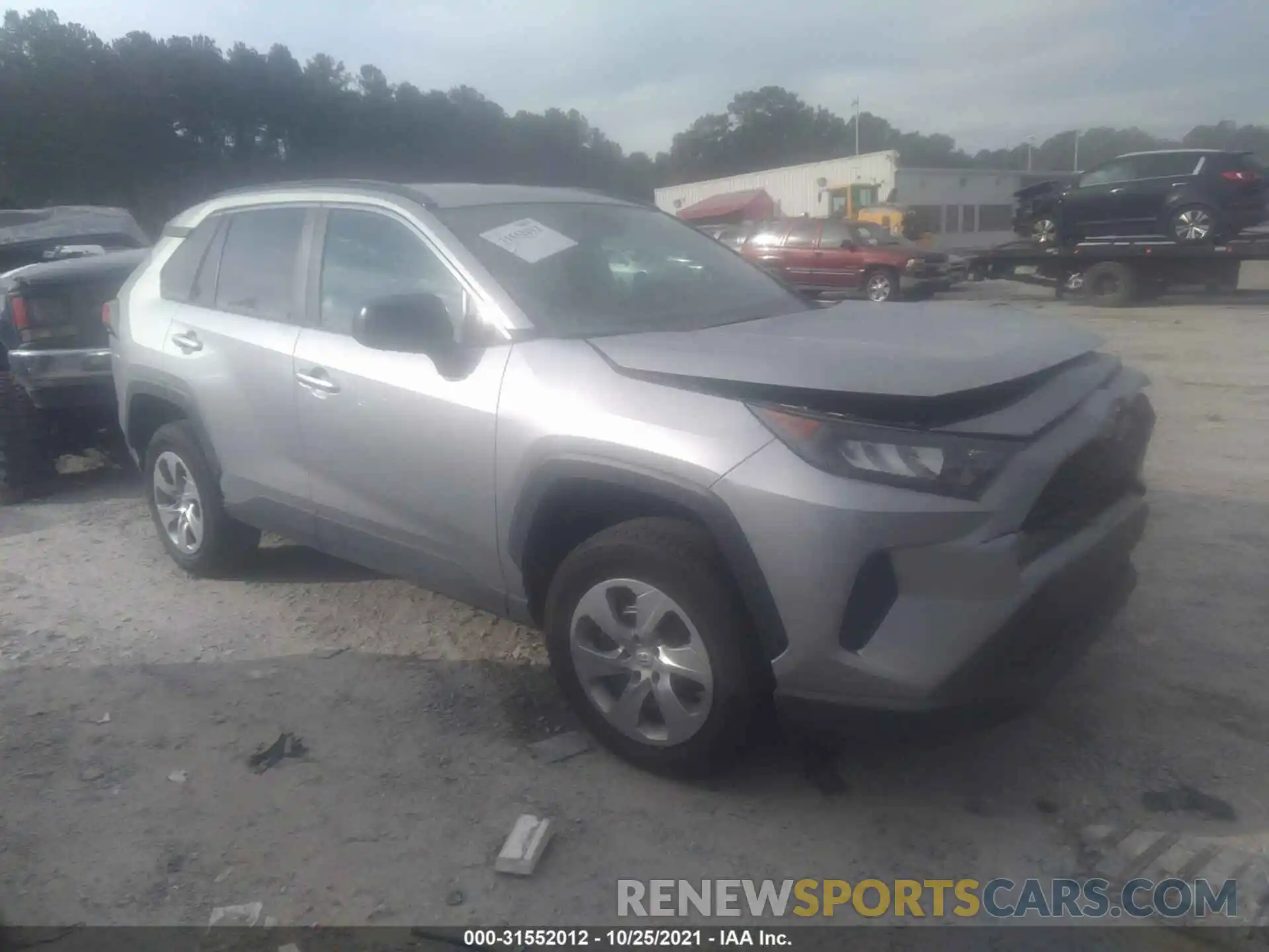 1 Photograph of a damaged car 2T3H1RFVXMW142638 TOYOTA RAV4 2021