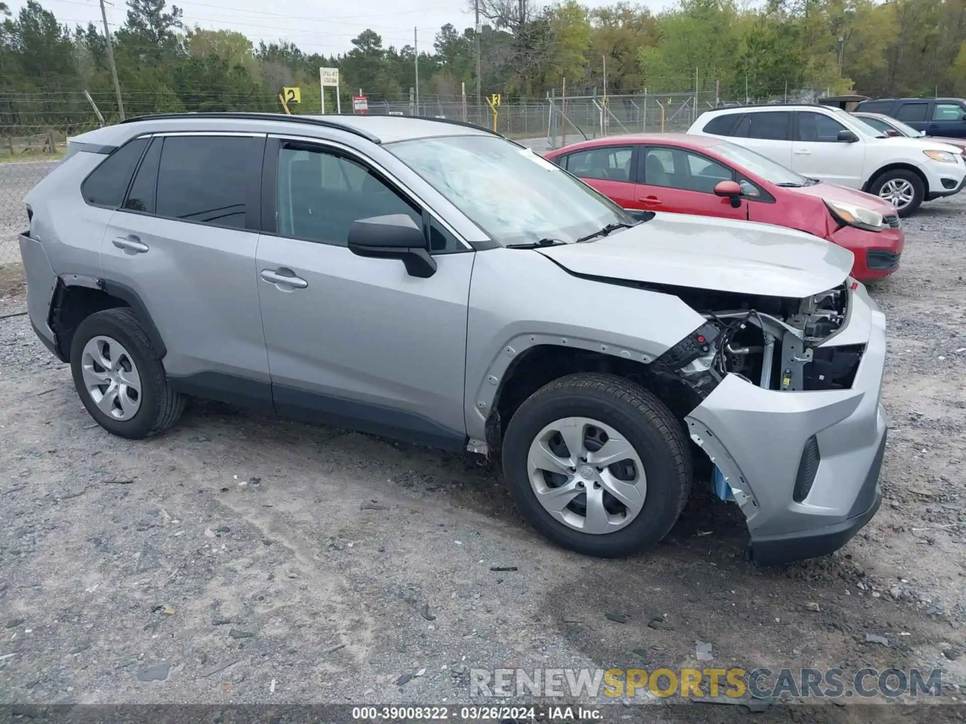 1 Photograph of a damaged car 2T3H1RFVXMW143157 TOYOTA RAV4 2021