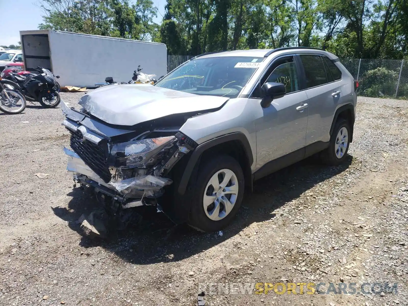 2 Photograph of a damaged car 2T3H1RFVXMW147869 TOYOTA RAV4 2021