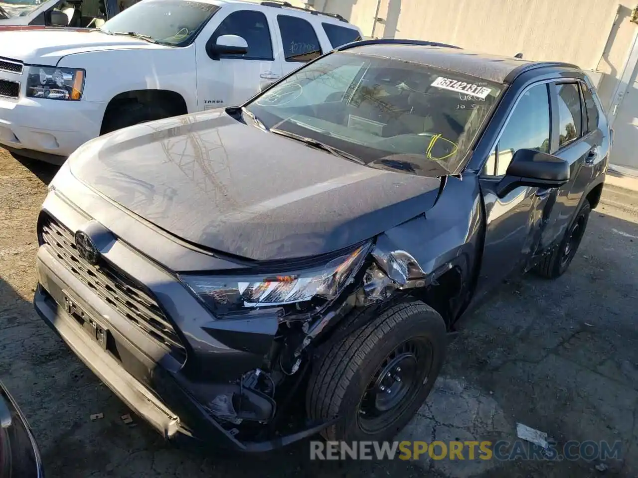 2 Photograph of a damaged car 2T3H1RFVXMW149539 TOYOTA RAV4 2021