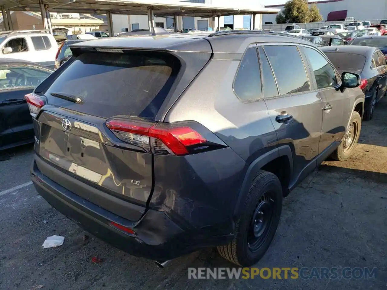 4 Photograph of a damaged car 2T3H1RFVXMW149539 TOYOTA RAV4 2021