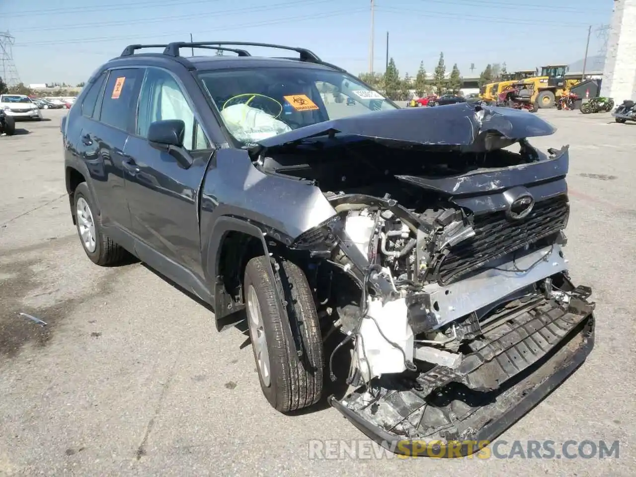 1 Photograph of a damaged car 2T3H1RFVXMW163411 TOYOTA RAV4 2021