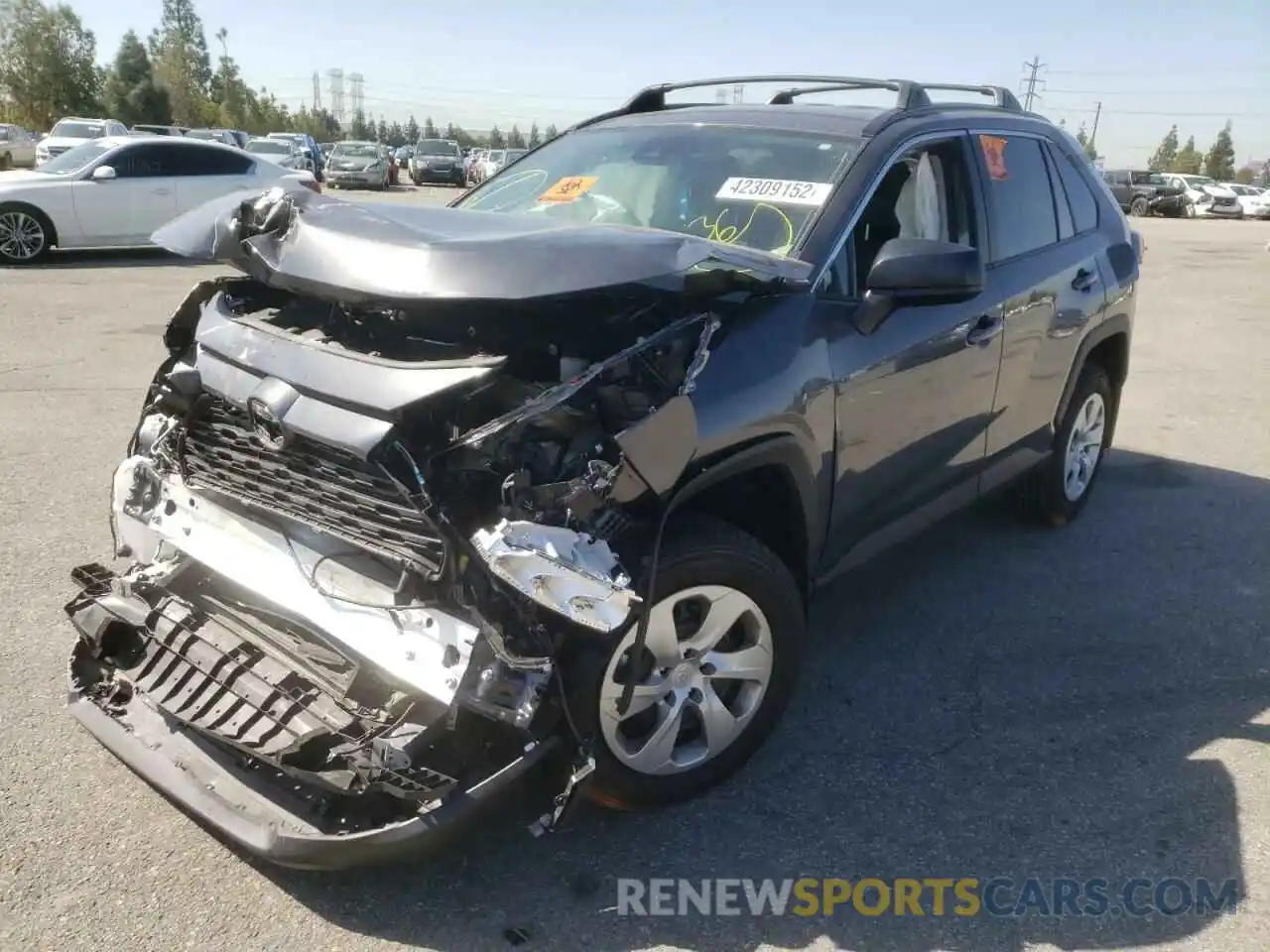 2 Photograph of a damaged car 2T3H1RFVXMW163411 TOYOTA RAV4 2021