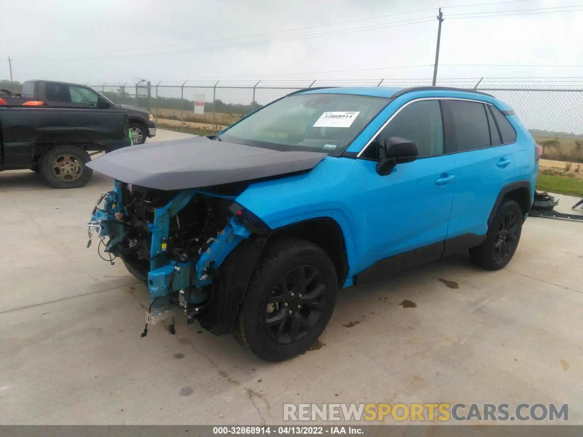 2 Photograph of a damaged car 2T3H1RFVXMW167572 TOYOTA RAV4 2021