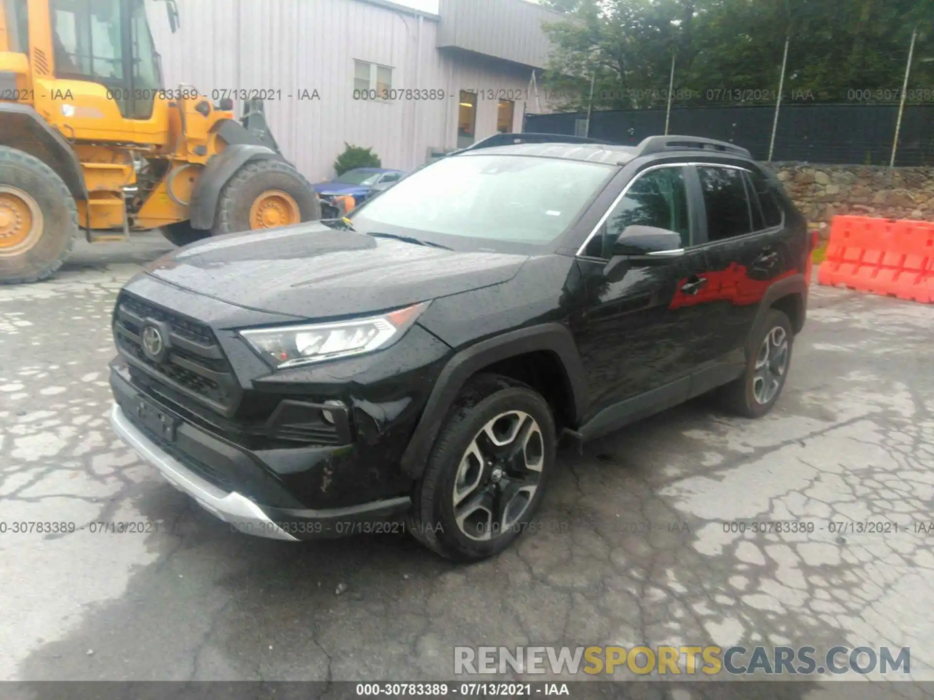 2 Photograph of a damaged car 2T3J1RFV0MW149714 TOYOTA RAV4 2021